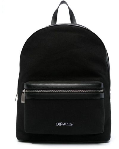 Off-White c/o Virgil Abloh Logo-embroidered Backpack - Black