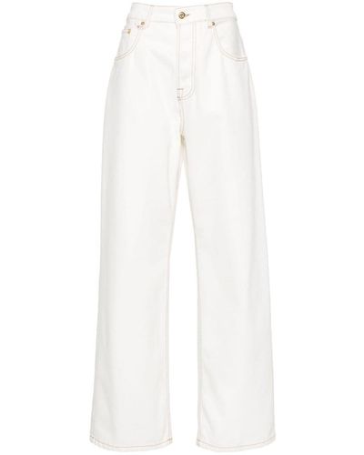 Jacquemus Le De-Nimes Large Jeans - White
