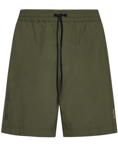 3 MONCLER GRENOBLE Nylon Shorts - Green