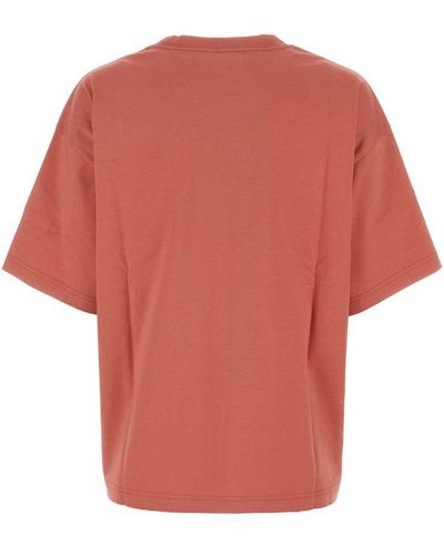Lanvin Curb Logo Oversized T Shirt - Pink