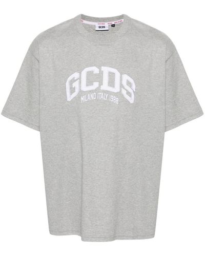 Gcds T-Shirt With Application - Gray