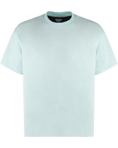 Bottega Veneta Cotton Crew-neck T-shirt - Blue