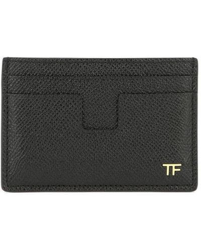 Tom Ford "tf" Card Holder - White