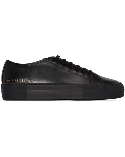 Common Projects Tournament Low Super Leather Trainers - Black