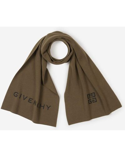 Givenchy Wool And Cashmere Scarf - Brown