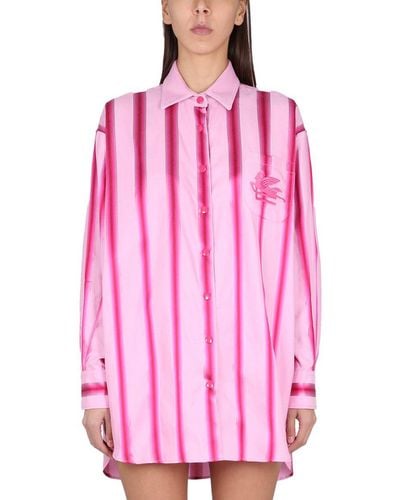 Etro Silk Blend Shirt - Pink