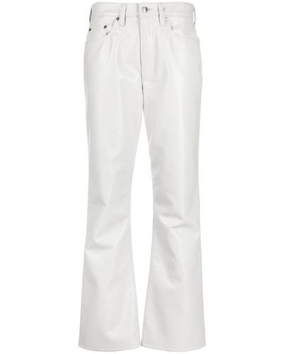 Agolde Relaxed Boot Clothing - White