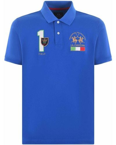 La Martina T-Shirts And Polos Clear - Blue