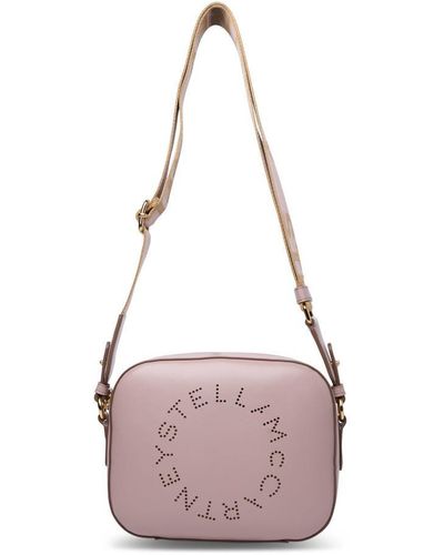 Stella McCartney 'camera Bag' Pink Vegan Leather Crossbody Bag