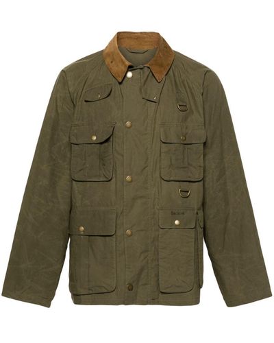 Barbour Modified Transport Wax Jacket - Green