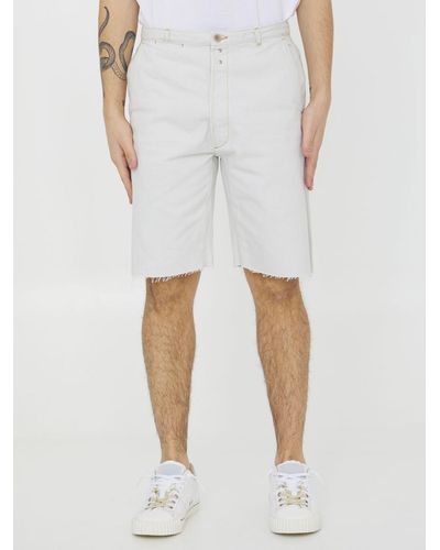 Maison Margiela Buttoned Shorts - White