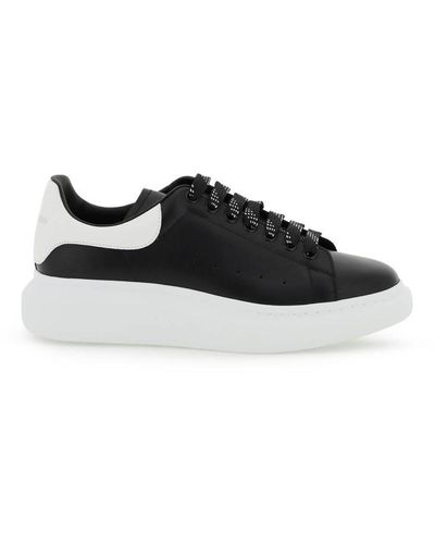 Alexander McQueen Oversize Trainers With Spoiler And Sole - Black