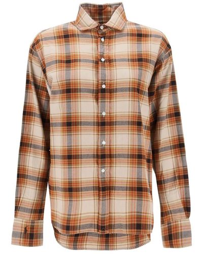Polo Ralph Lauren Check Flannel Shirt - Brown