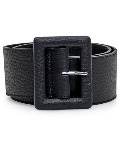 Orciani High Leather Belt - Black