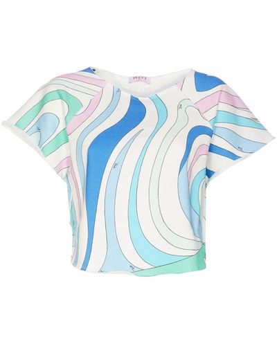 Emilio Pucci Emilio T-Shirts And Polos - Blue