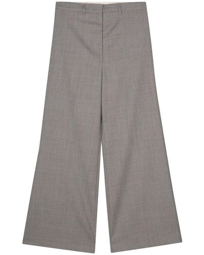Low Classic Wide Wool Trouser Clothing - Grey