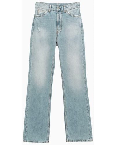 Acne Studios Light Distressed Regular Jeans - Blue