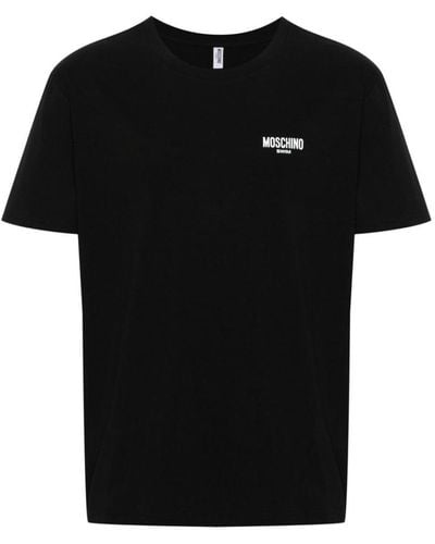 Moschino T-Shirt With Logo - Black