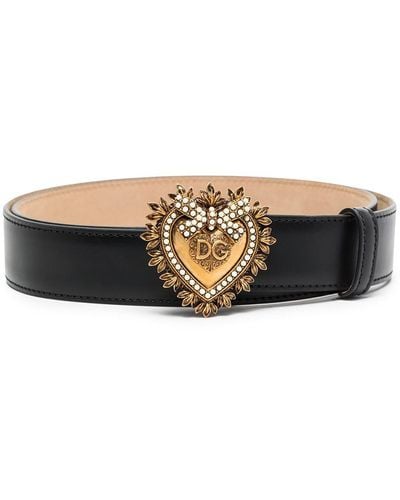 Dolce & Gabbana Devotion Leather Belt - Multicolour