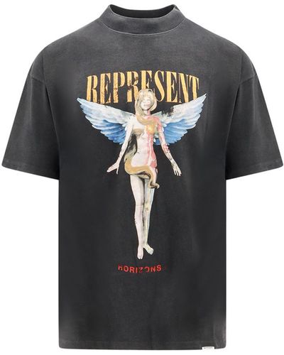 Represent T-Shirts And Polos - Black