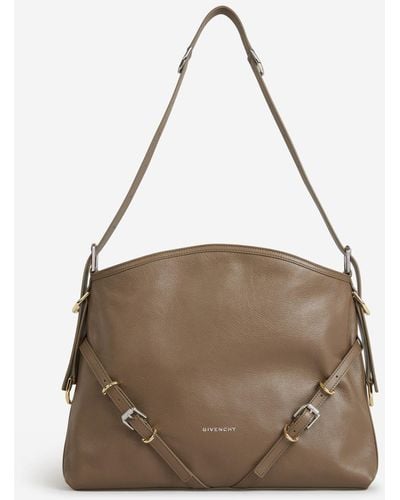 Givenchy Leather Crossbody Bag - Natural
