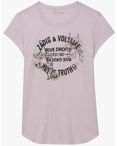 Zadig & Voltaire Zadig & Voltaire T-shirts And Polos - Pink