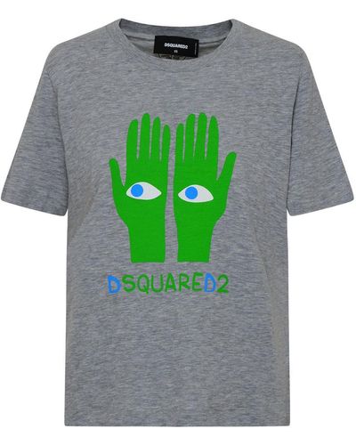 DSquared² Cotton Blend T-shirt - Green