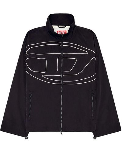DIESEL J-Vatel Jacket With Application - Black