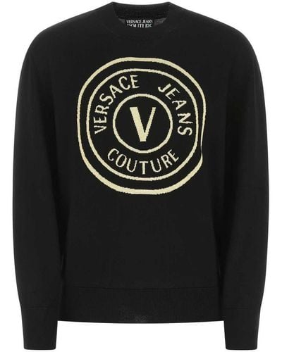 Versace Versace Jeans Knitwear - Black