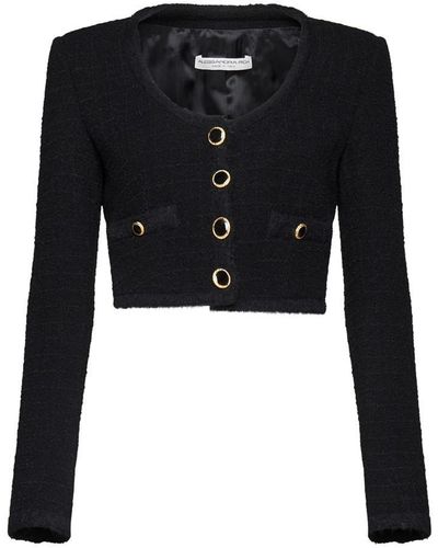 Alessandra Rich Jackets - Black