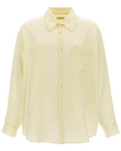 Lemaire 'Double Pocket' Shirt - Yellow