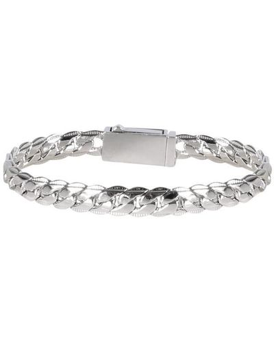 Northskull Chain Bracelet Unisex - White