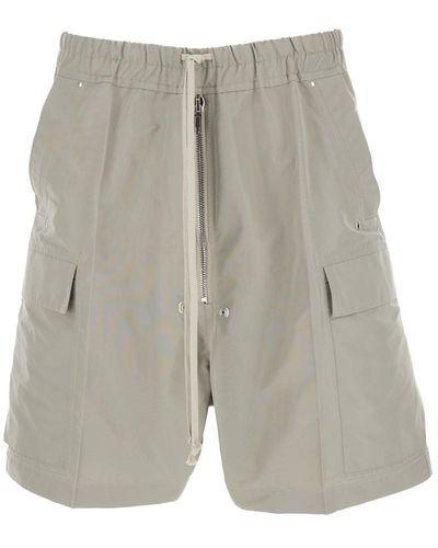 Rick Owens Cargo Bermuda Shorts - Grey