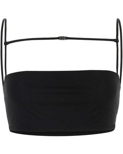 DSquared² Viscose Crop Top - Black