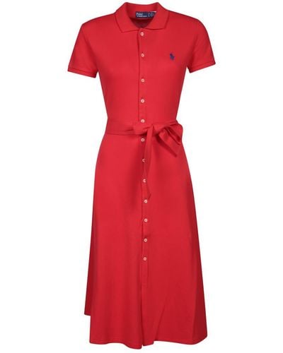 Polo Ralph Lauren Dresses - Red
