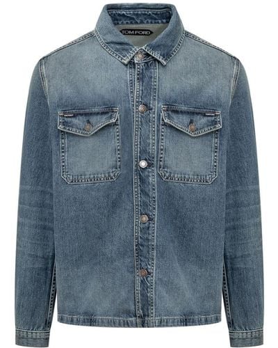 Tom Ford Jeans Jacket - Blue