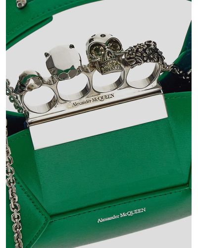 Alexander McQueen Bright Hobo Mini Bag - Green
