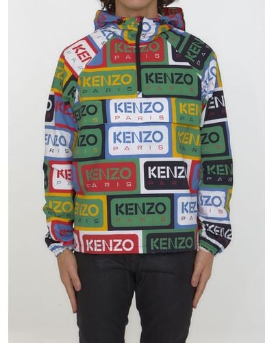 KENZO Labels Windbreaker - Multicolour