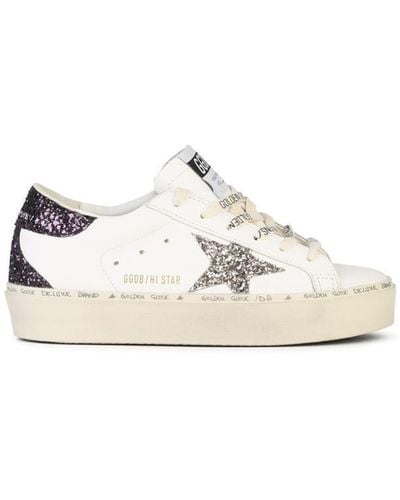 Golden Goose 'Hi Star' Leather Sneakers - White