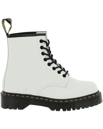 Dr. Martens Dr.martens 1460 Bex Smooth Lace-up Combat Boots - White