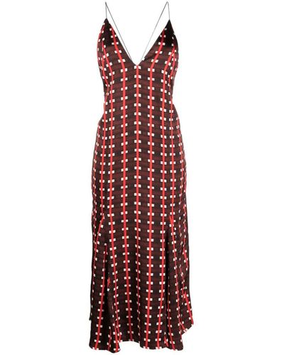 Wales Bonner Josephine Dress Clothing - Red