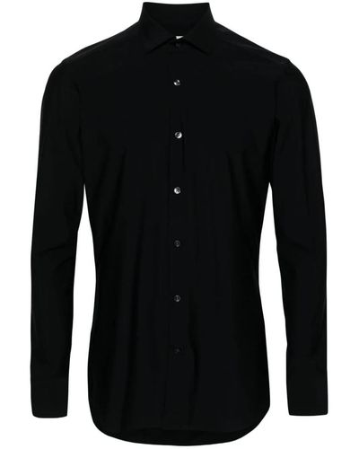 Tintoria Mattei 954 Bi Stretch Shirt - Black
