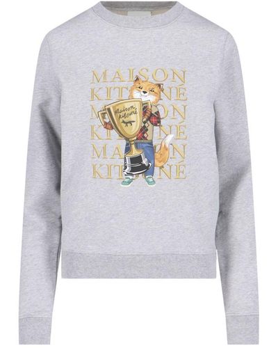 Maison Kitsuné Maison Kitsune' Sweaters - White