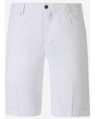 PT01 Casual Technical Bermuda Shorts - White