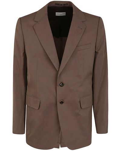 Dries Van Noten 00770 Beeman 8023 M.w.jacket Clothing - Brown