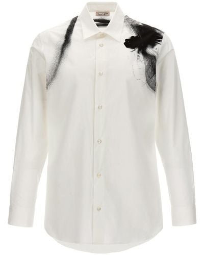 Alexander McQueen Printed Shirt Shirt, Blouse - White