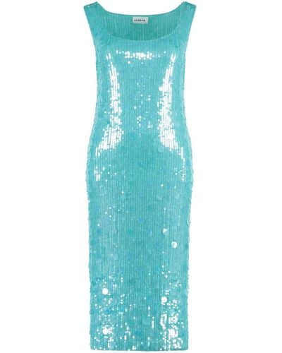 P.A.R.O.S.H. Sequin Dress - Blue