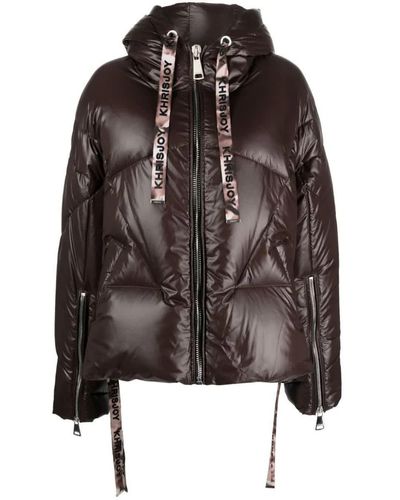 Khrisjoy Khris Iconic Hooded Padded Jacket - Black