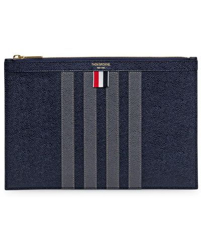 Thom Browne Small Document Holder - Blue