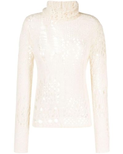 Our Legacy Crochet Roll Neck Clothing - White